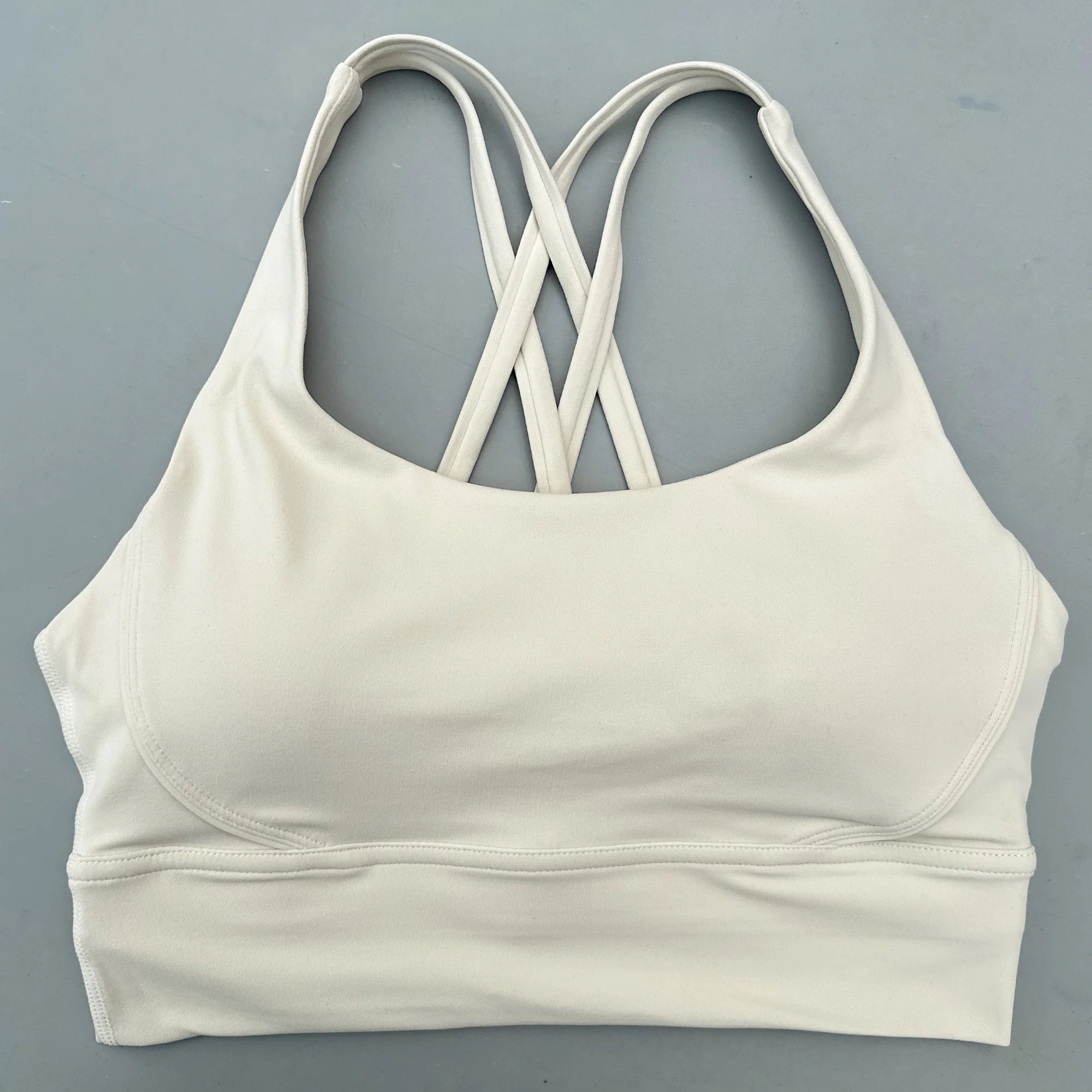 Glow & Grind criss cross workout bra