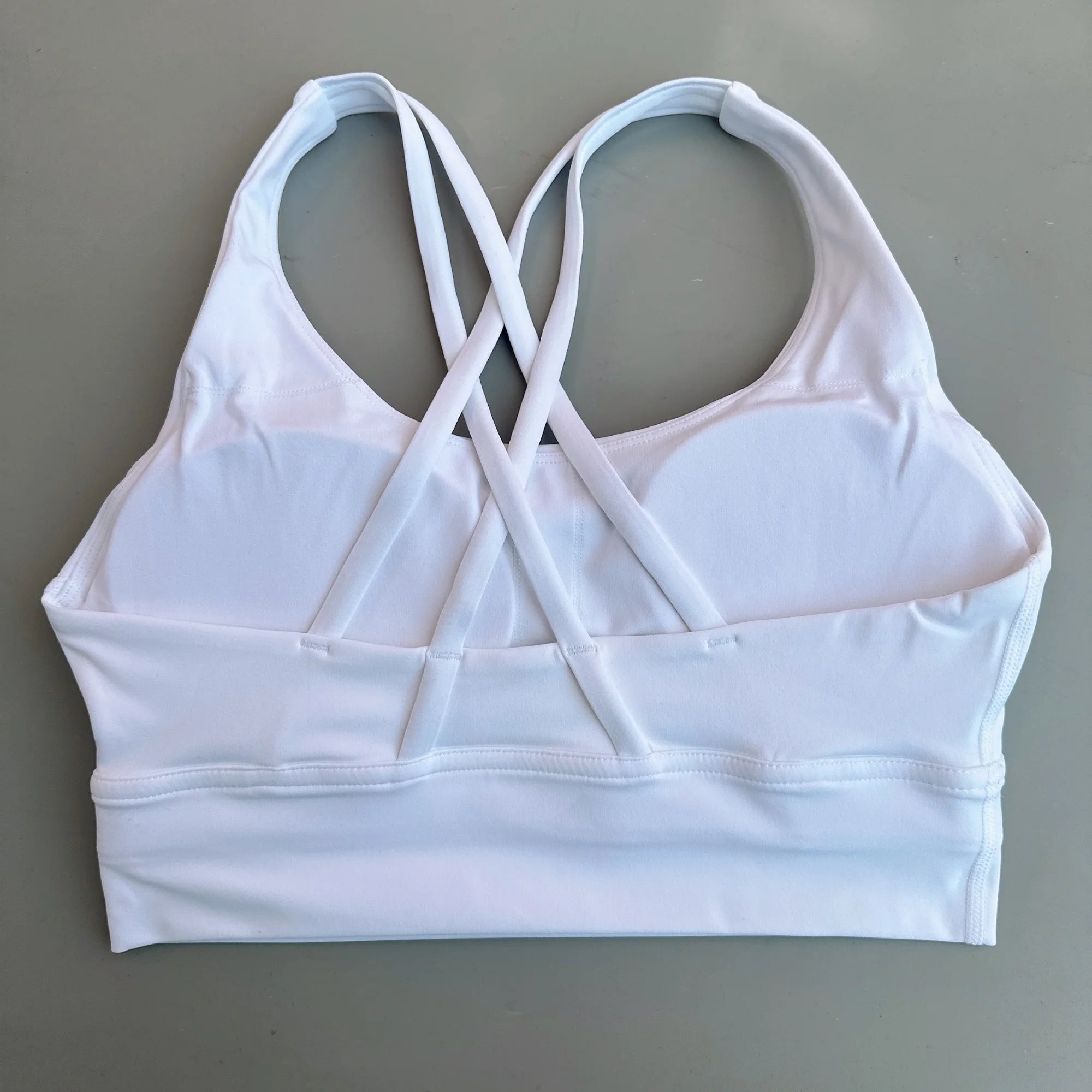 Glow & Grind criss cross workout bra
