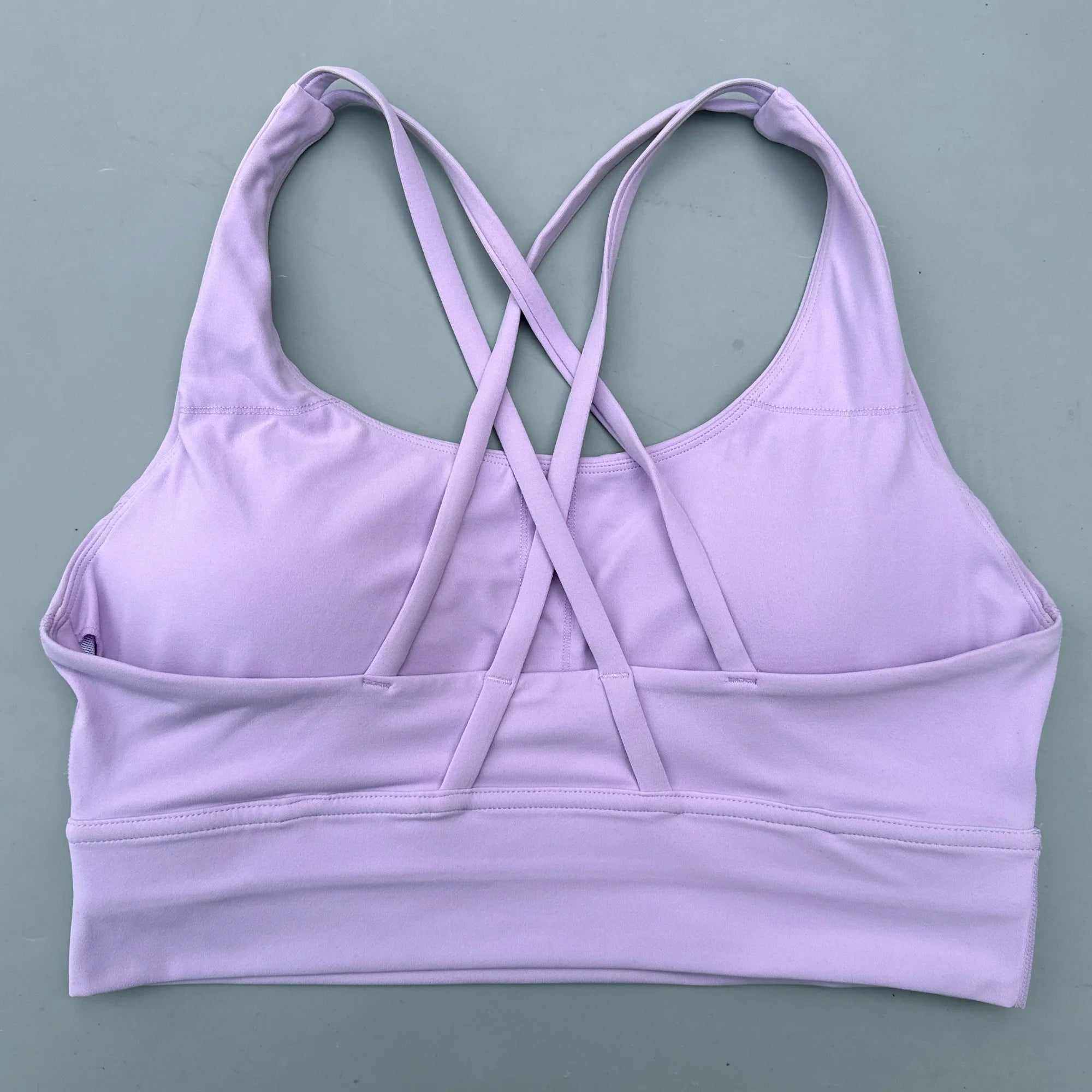 Glow & Grind criss cross workout bra