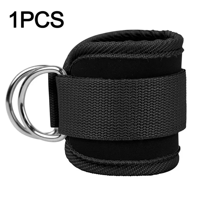 Ankle straps with resistance bands