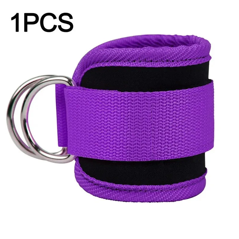 Ankle straps with resistance bands