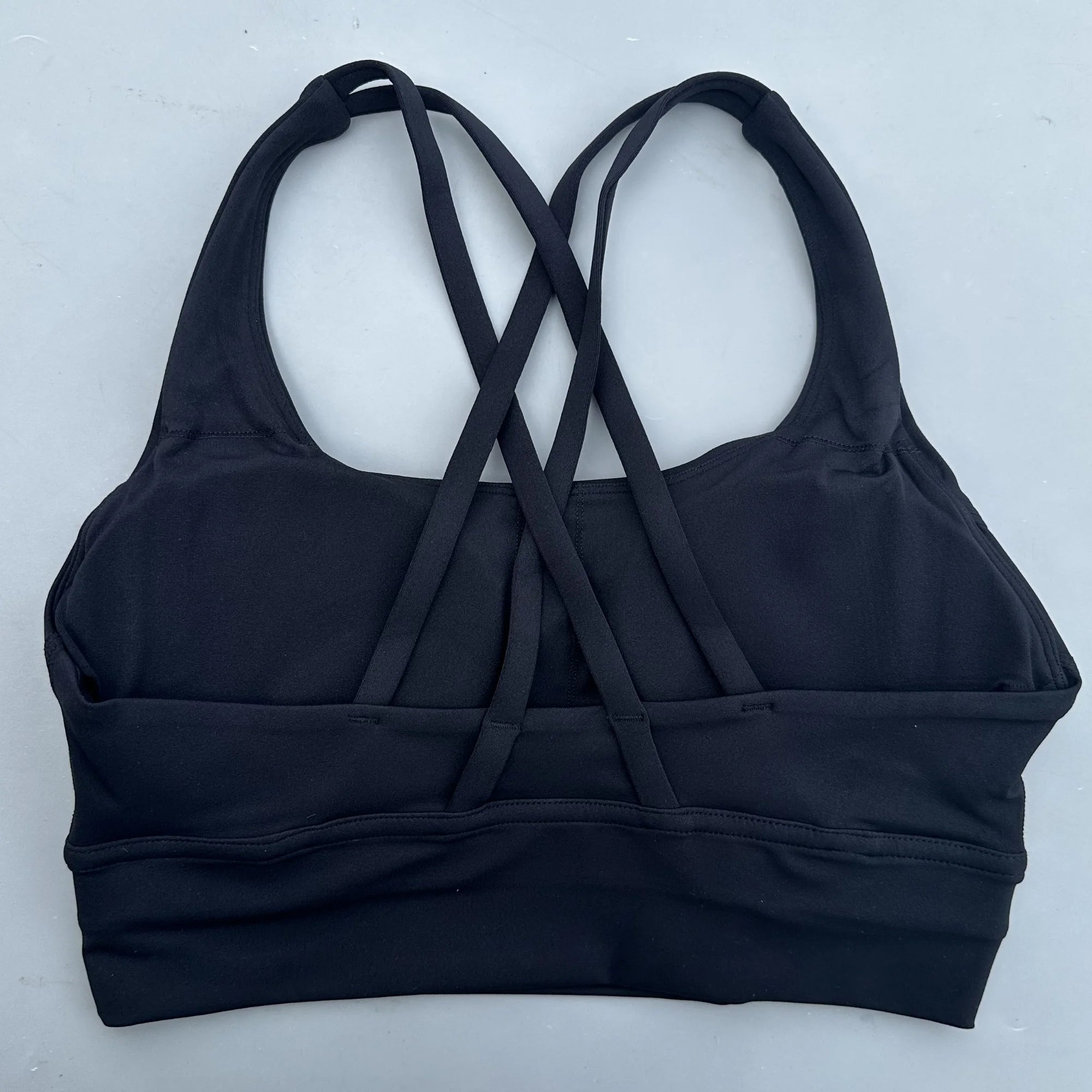 Glow & Grind criss cross workout bra
