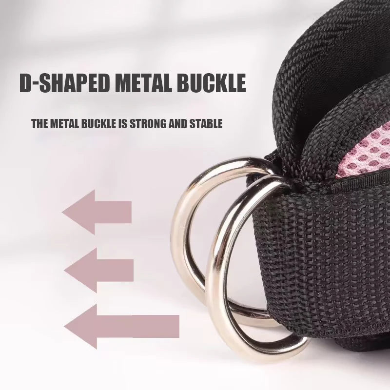 Ankle straps with resistance bands