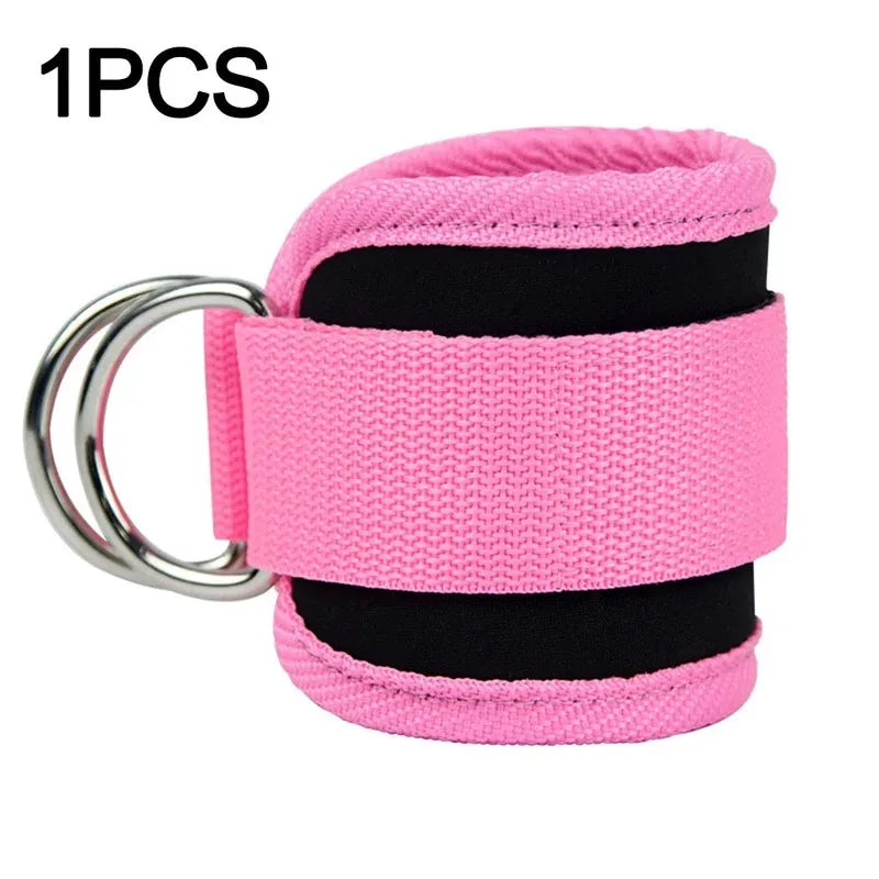 Ankle straps with resistance bands