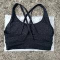 Glow & Grind criss cross workout bra