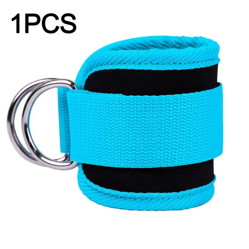 Ankle straps with resistance bands