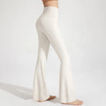 High waisted flared leggings