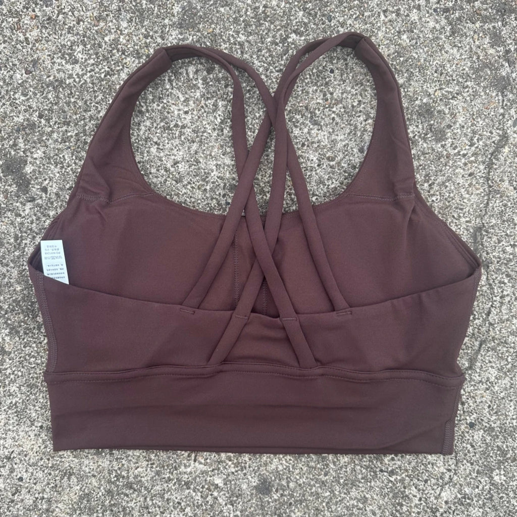 Glow & Grind criss cross workout bra